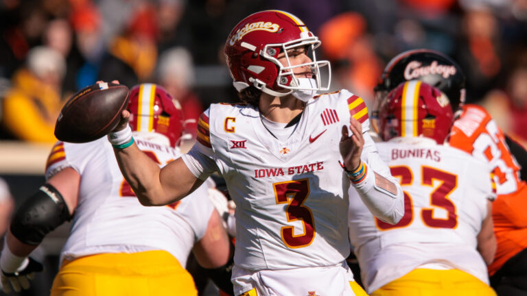 36) QB Rocco Becht, Iowa State