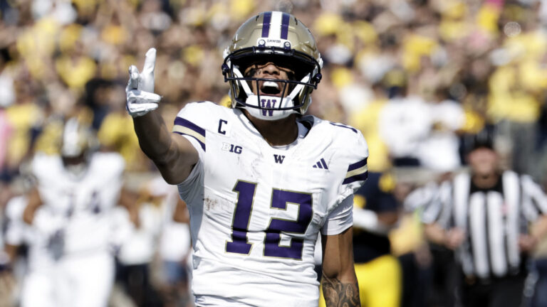 21. Denzel Boston, WR, Washington