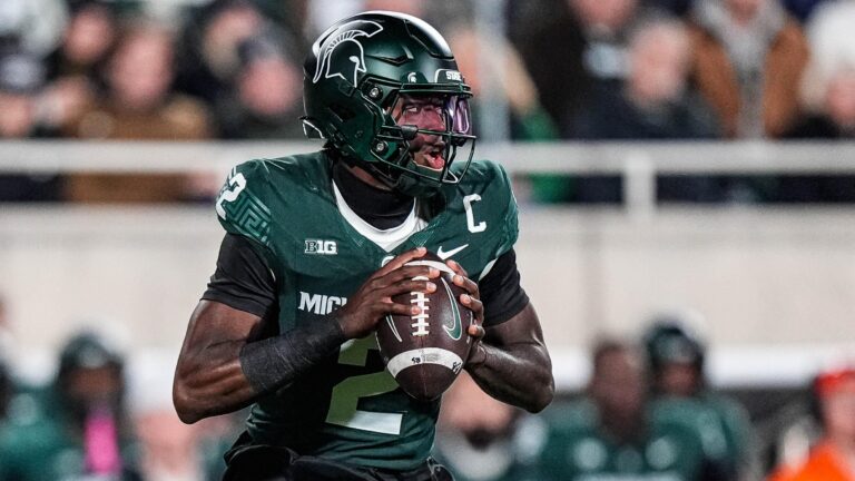 6) QB Aidan Chiles, Michigan State -> Northwestern