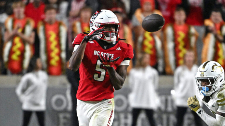 10) WR Noah Rogers, NC State -> Alabama