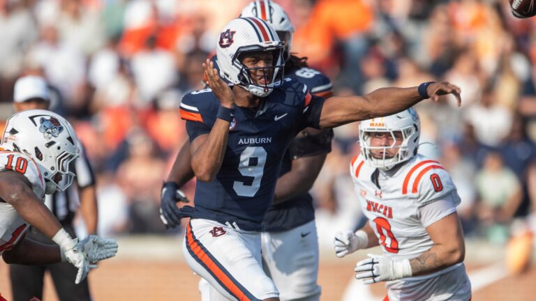 20) QB Deuce Knight, Auburn