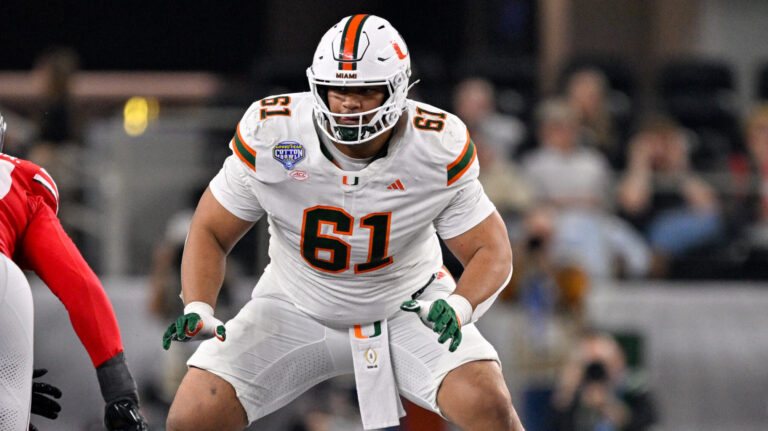 9. Francis Mauigoa, OT, Miami