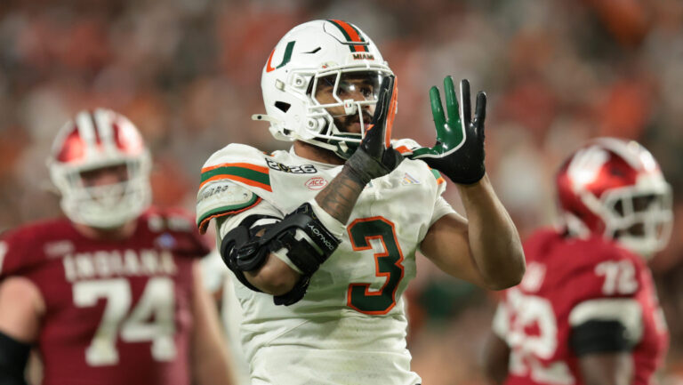 23. Akheem Mesidor, DE, Miami
