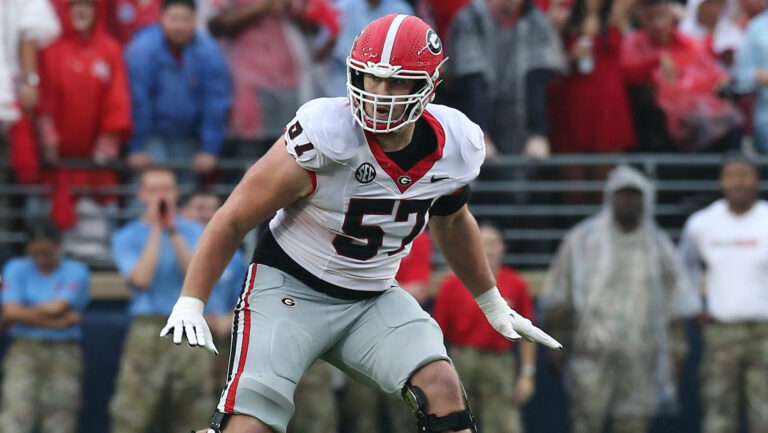 24) Cleveland Browns (via JAX): OT Monroe Freeling, Georgia