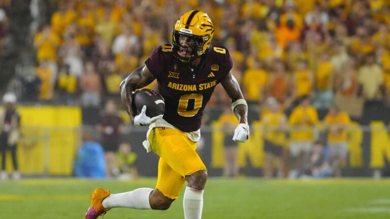 14) Baltimore Ravens: WR Jordyn Tyson, Arizona State