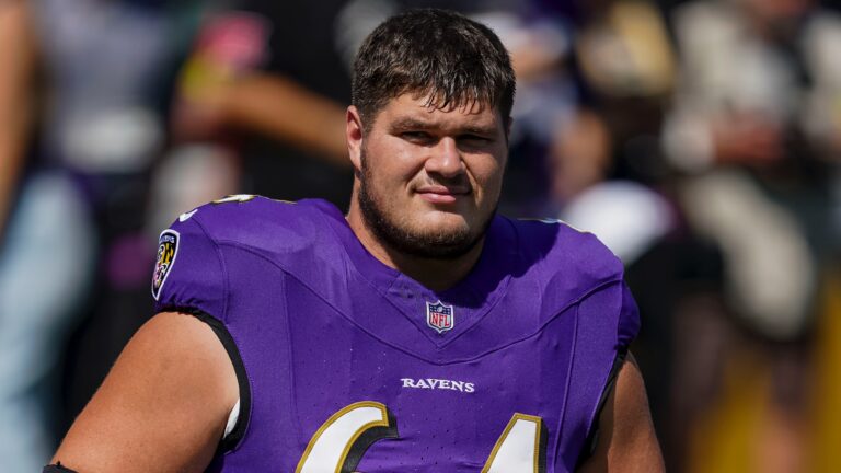 4. Tyler Linderbaum, C, Baltimore Ravens