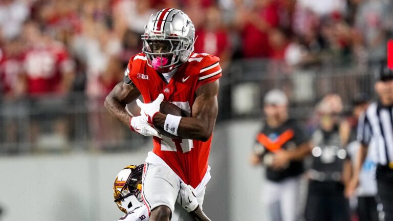 6) Cleveland Browns: WR Carnell Tate, Ohio State