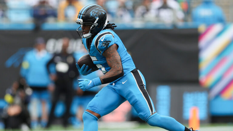 46) RB Rico Dowdle, Carolina Panthers