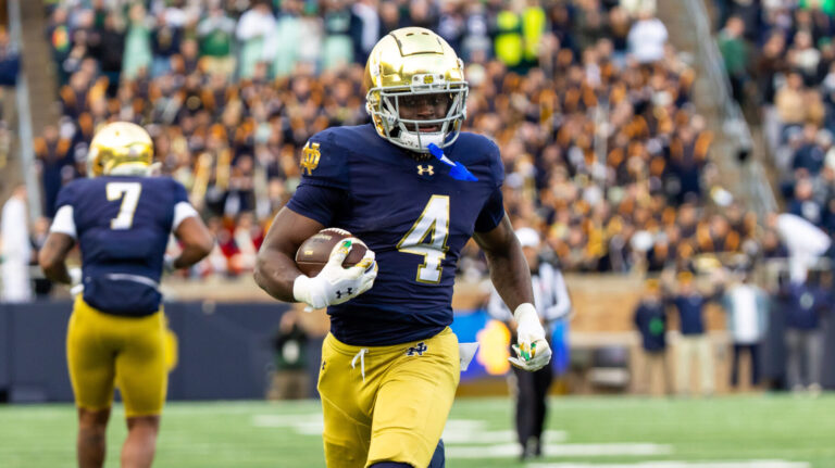 9) Kansas City Chiefs: RB Jeremiyah Love, Notre Dame