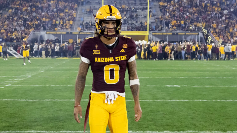 14) Baltimore Ravens: WR Jordyn Tyson, Arizona State