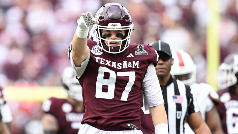7) Nate Boerkircher, Texas A&M (TE6)
