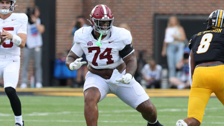 27) San Francisco 49ers: OT/G Kadyn Proctor, Alabama