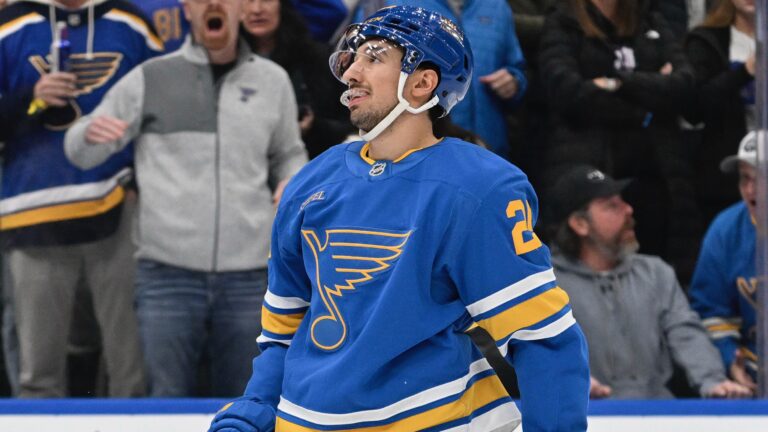 7. Jordan Kyrou (RW, St. Louis Blues)