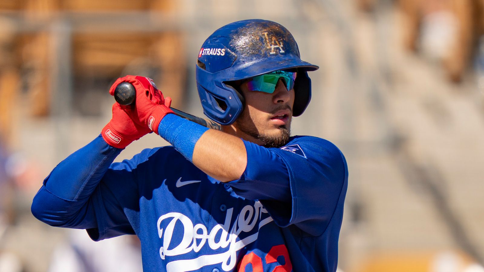 Nico Perez Takes His Hacks for the Dodgers