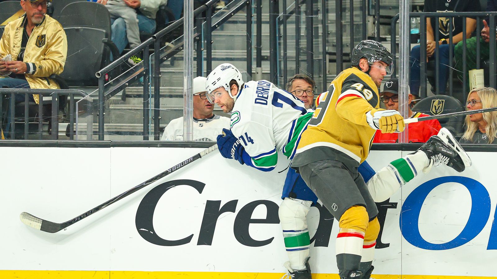 Ivan Barbashev Delivers Heavy Hit on Jake DeBrusk