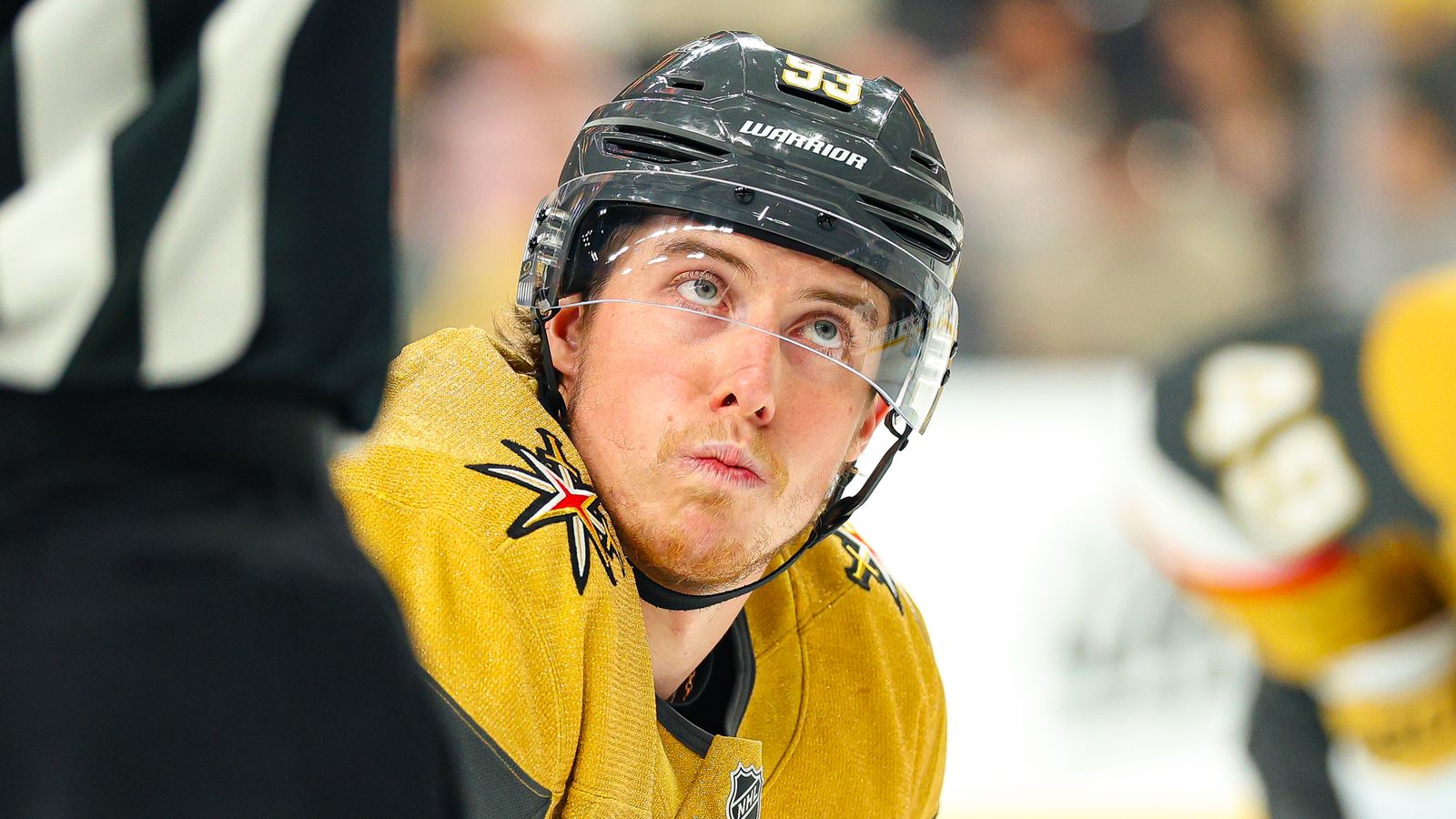 Mitch Marner Focuses in on Face-off Draw