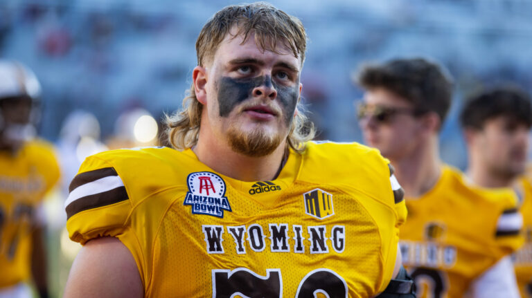 7. Caden Barnett, OT (Wyoming)