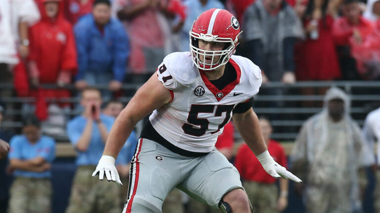 6) Cleveland Browns: OT Monroe Freeling, Georgia