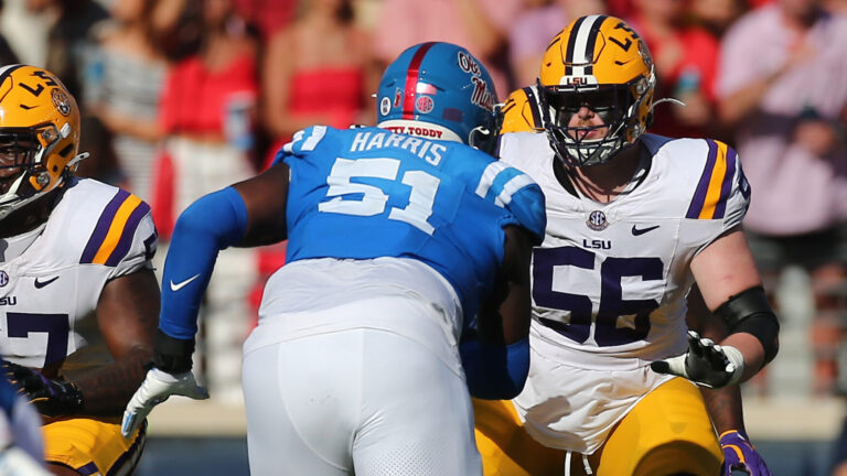 Honorable Mention: Zxavian Harris, Ole Miss (Ranked: 19)