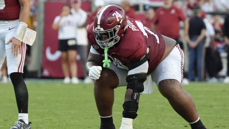 30) Miami Dolphins (via DEN): OT Kadyn Proctor, Alabama
