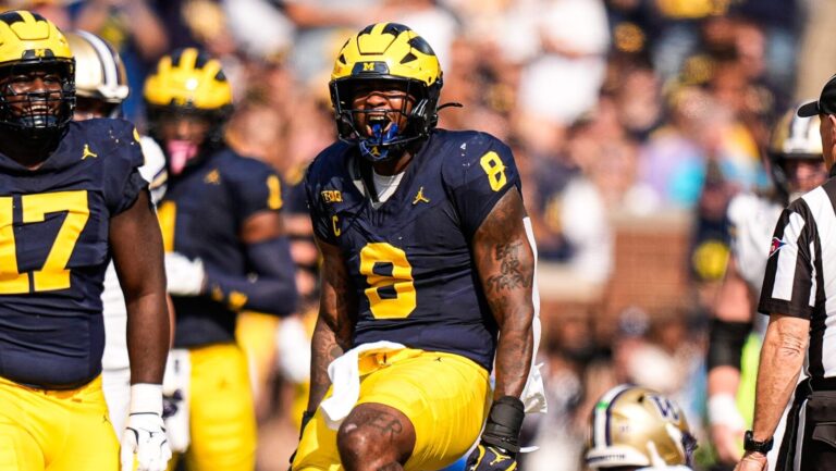 5) Derrick Moore, Michigan