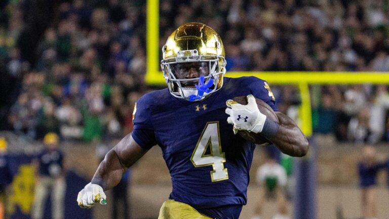 1) RB Jeremiyah Love, Notre Dame