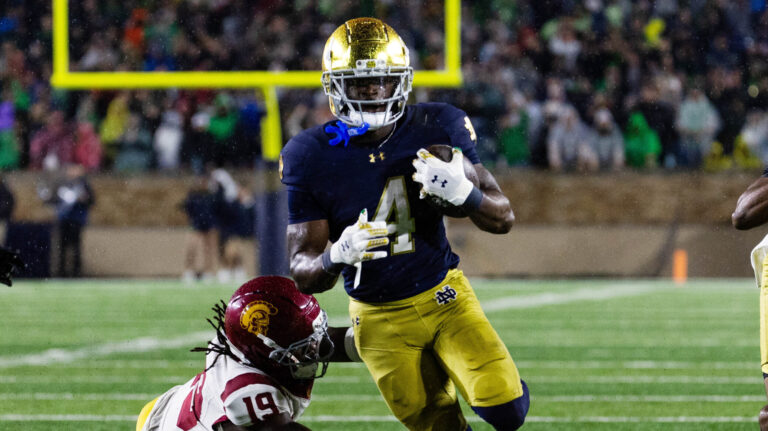 7) Washington Commanders: RB Jeremiyah Love, Notre Dame