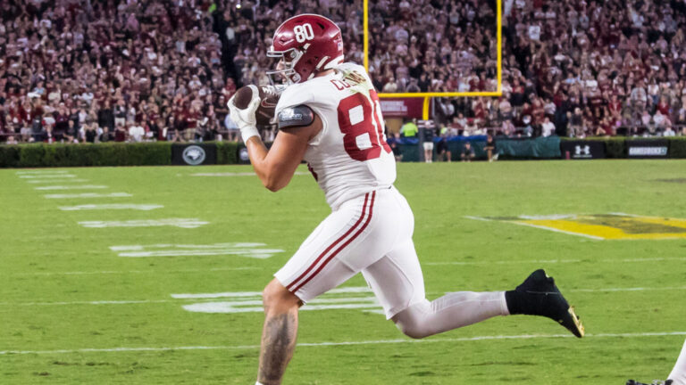 9) Josh Cuevas, Alabama (TE8)