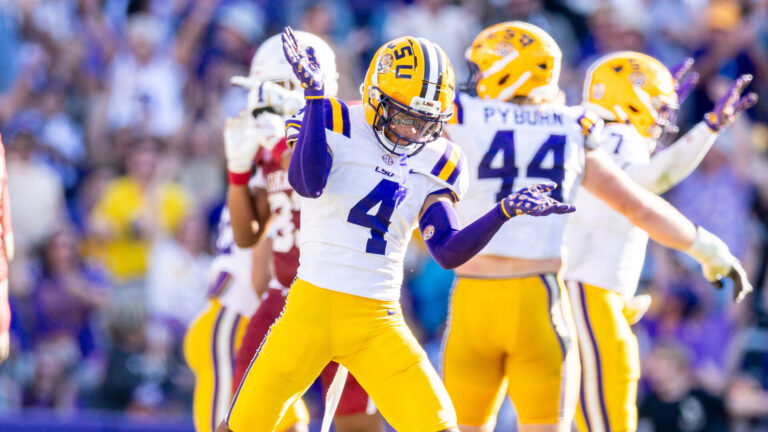 2) Mansoor Delane, LSU