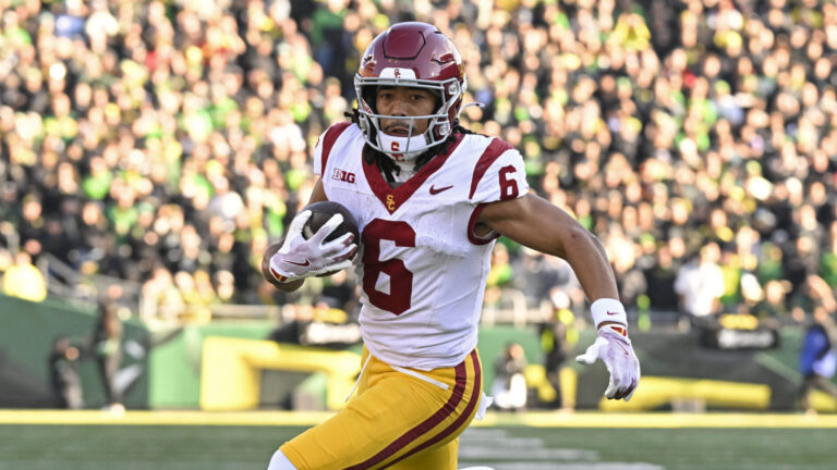 16) New York Jets (via IND): WR Makai Lemon, USC