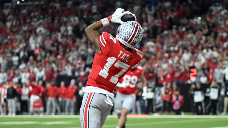 8) New Orleans Saints: WR Carnell Tate, Ohio State