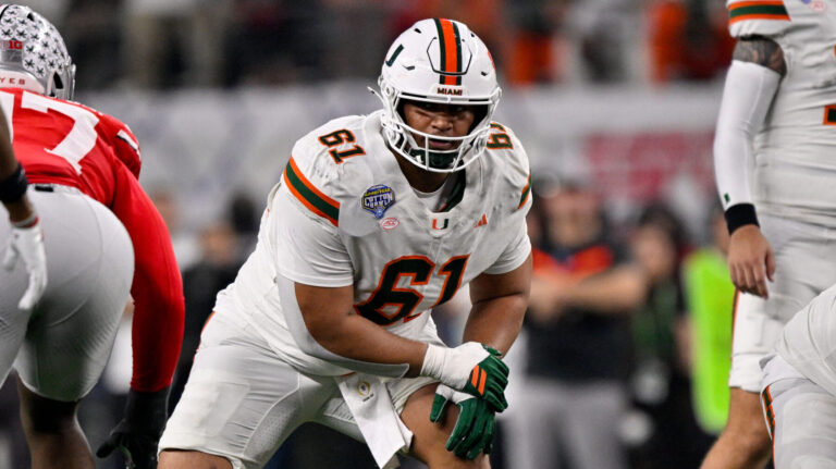 9) Kansas City Chiefs: OL Francis Mauigoa, Miami