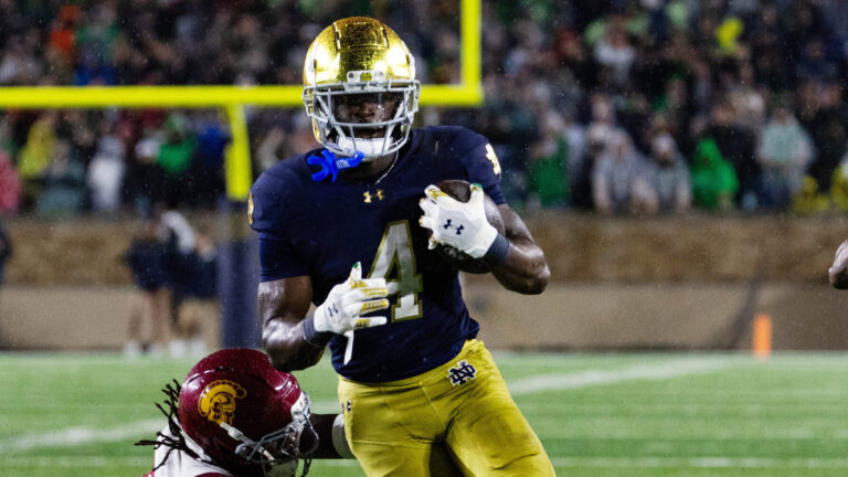 4) Tennessee Titans: RB Jeremiyah Love Notre Dame 