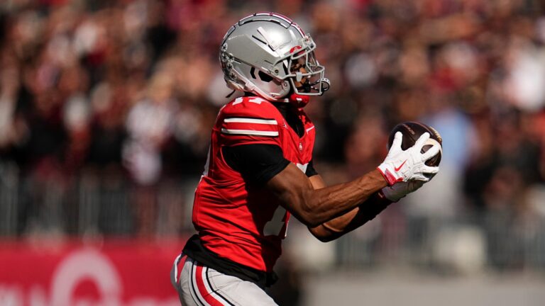 7) New York Jets (via WAS): WR Carnell Tate, Ohio State