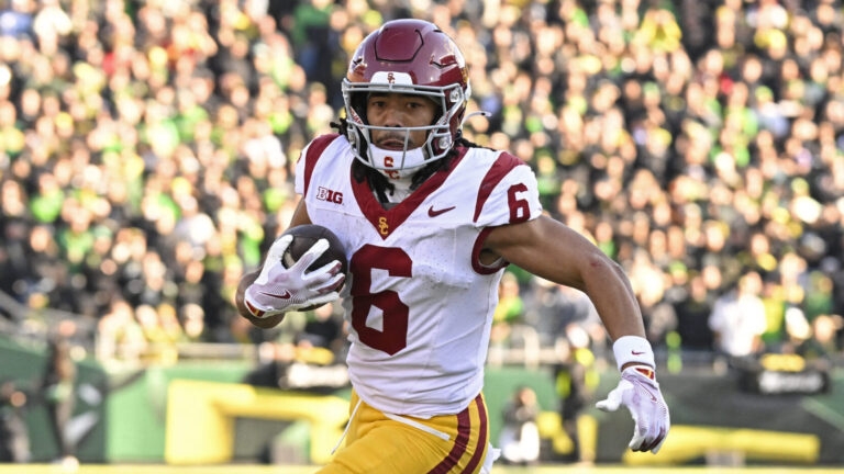 13) Los Angeles Rams (via ATL): WR Makai Lemon, USC