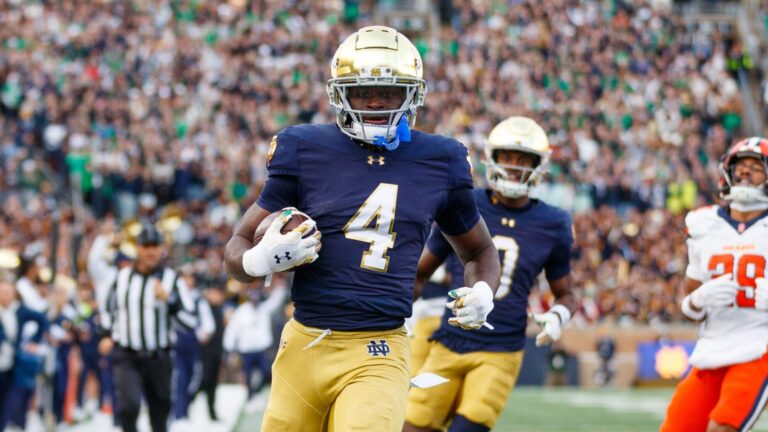 7) Washington Commanders: RB Jeremiyah Love, Notre Dame