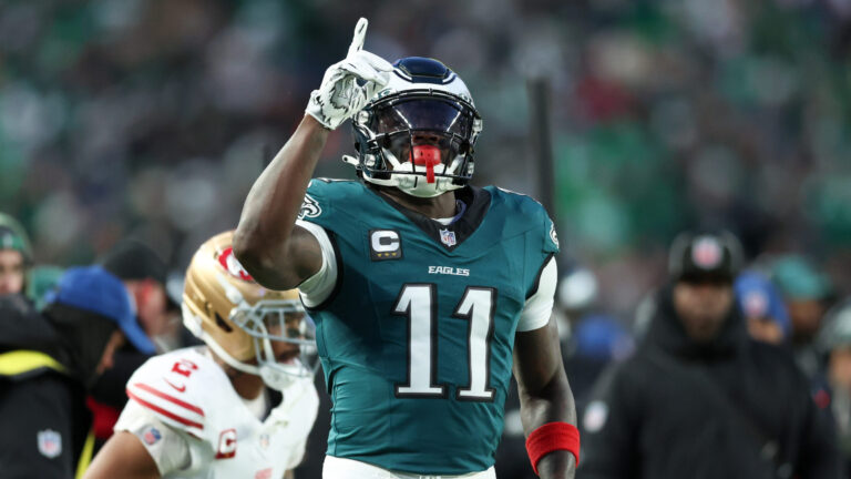 Winner: WR A.J. Brown, Philadelphia Eagles (for now)