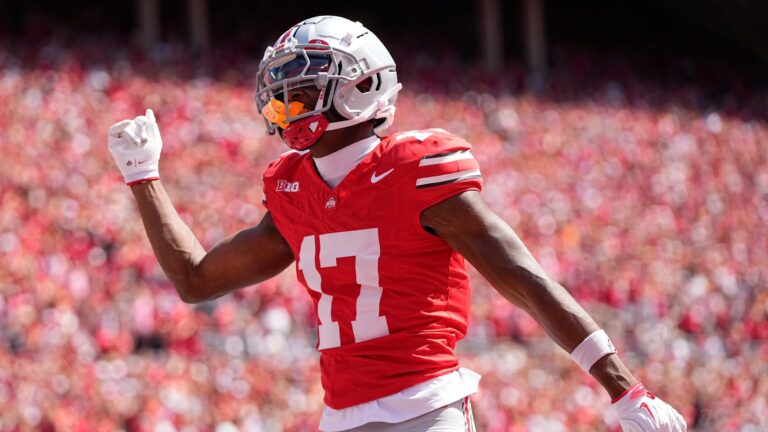 6) Cleveland Browns: WR Carnell Tate, Ohio State