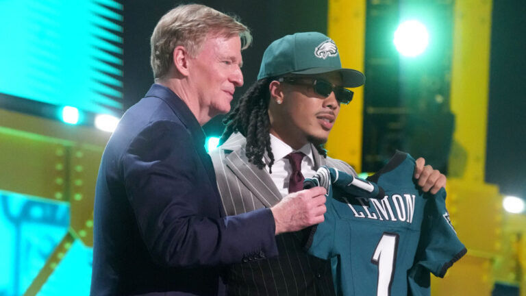 4) WR Makai Lemon, Philadelphia Eagles (Pick 1-20)