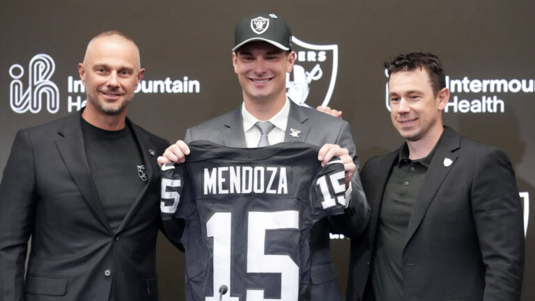 9) QB Fernando Mendoza, Las Vegas Raiders (Pick 1-1)