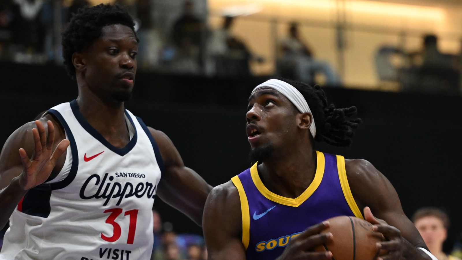 Interior Force: Arthur Kaluma works for position under the rim