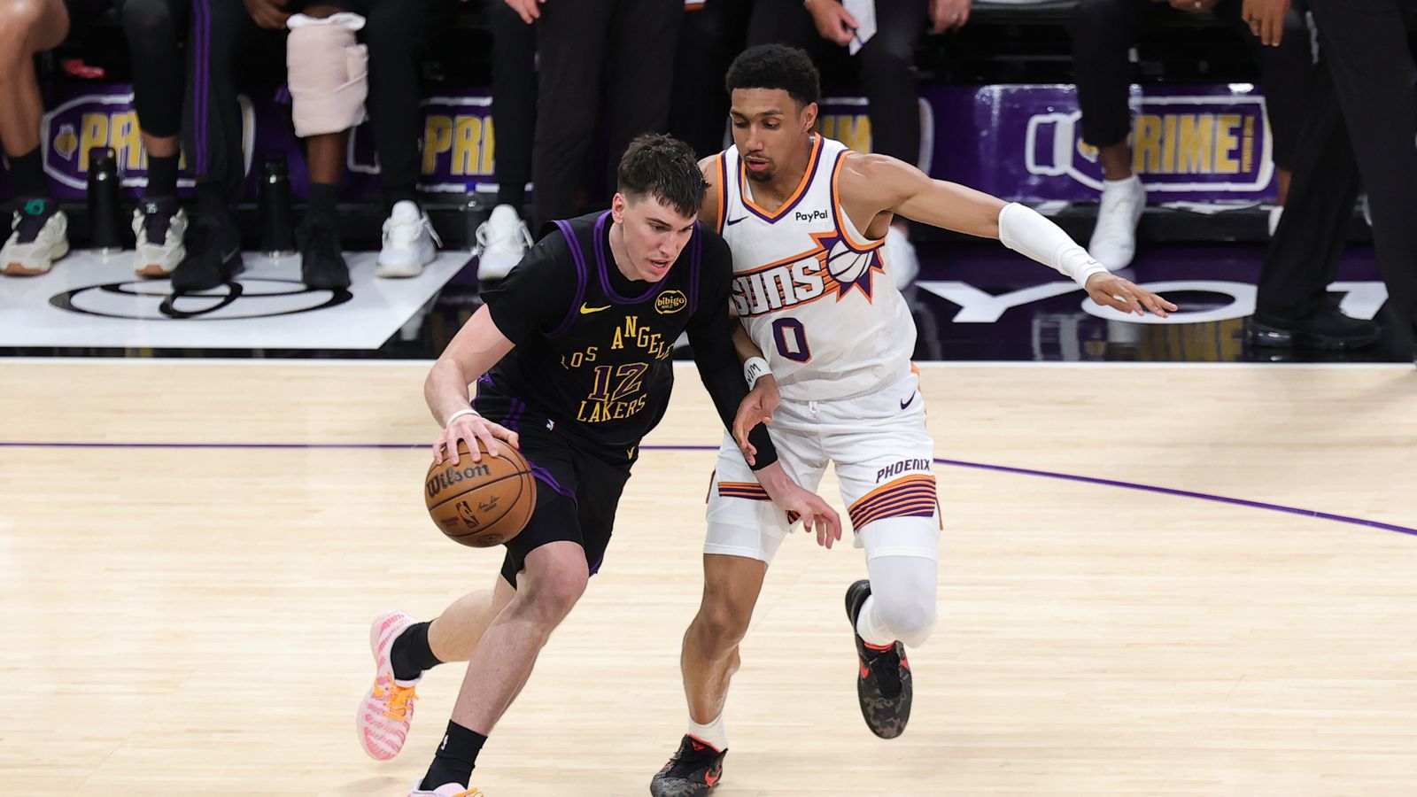 Lakers forward Jake LaRavia