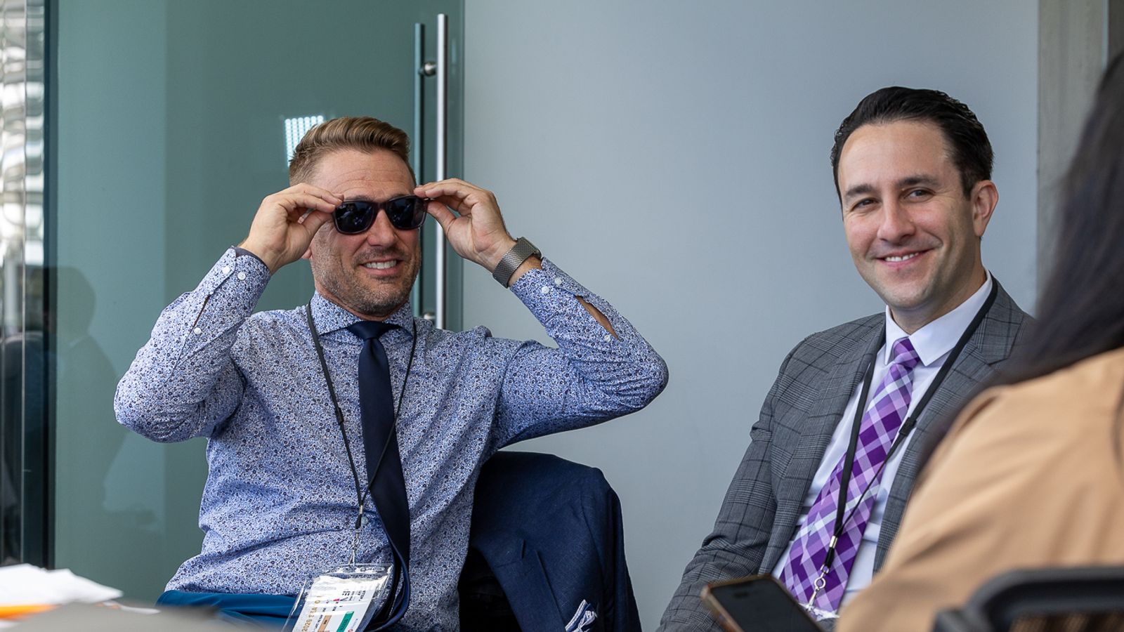 Jake Zivin (play-by-play announcer) and Taylor Twellman (match analyst)