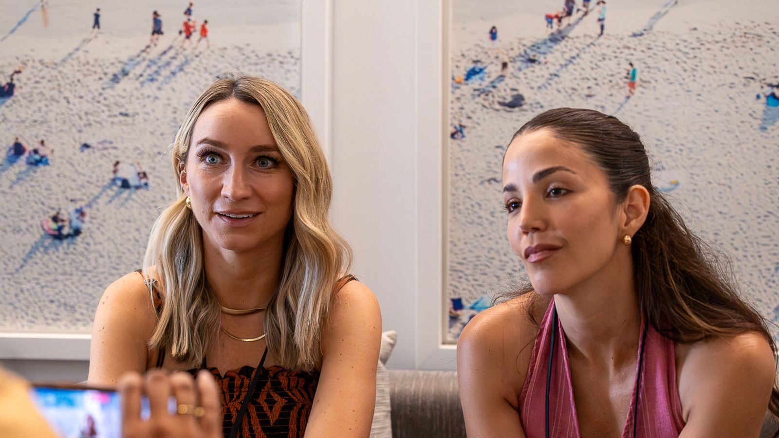 Interview with TV hosts