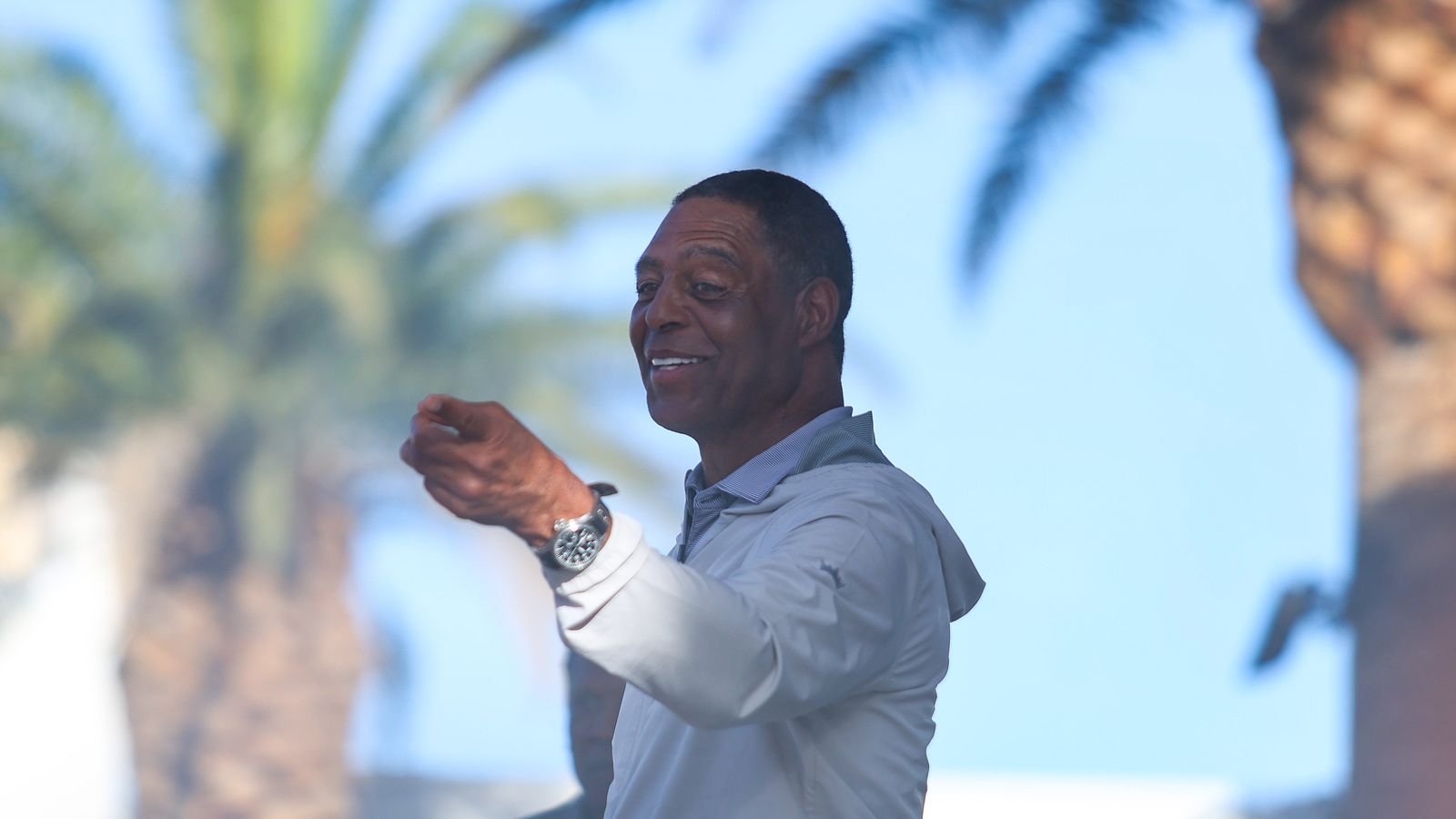 Marcus Allen Engages Fans at Raiders Draft Party in Las Vegas