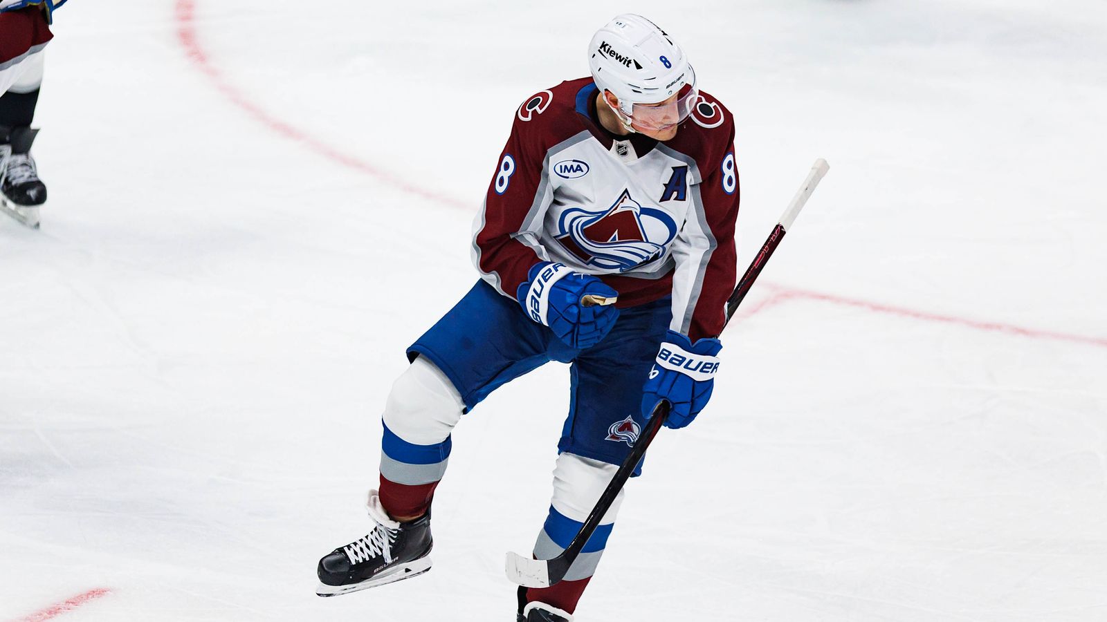 Cale Makar Celebrates a Playoff Strike