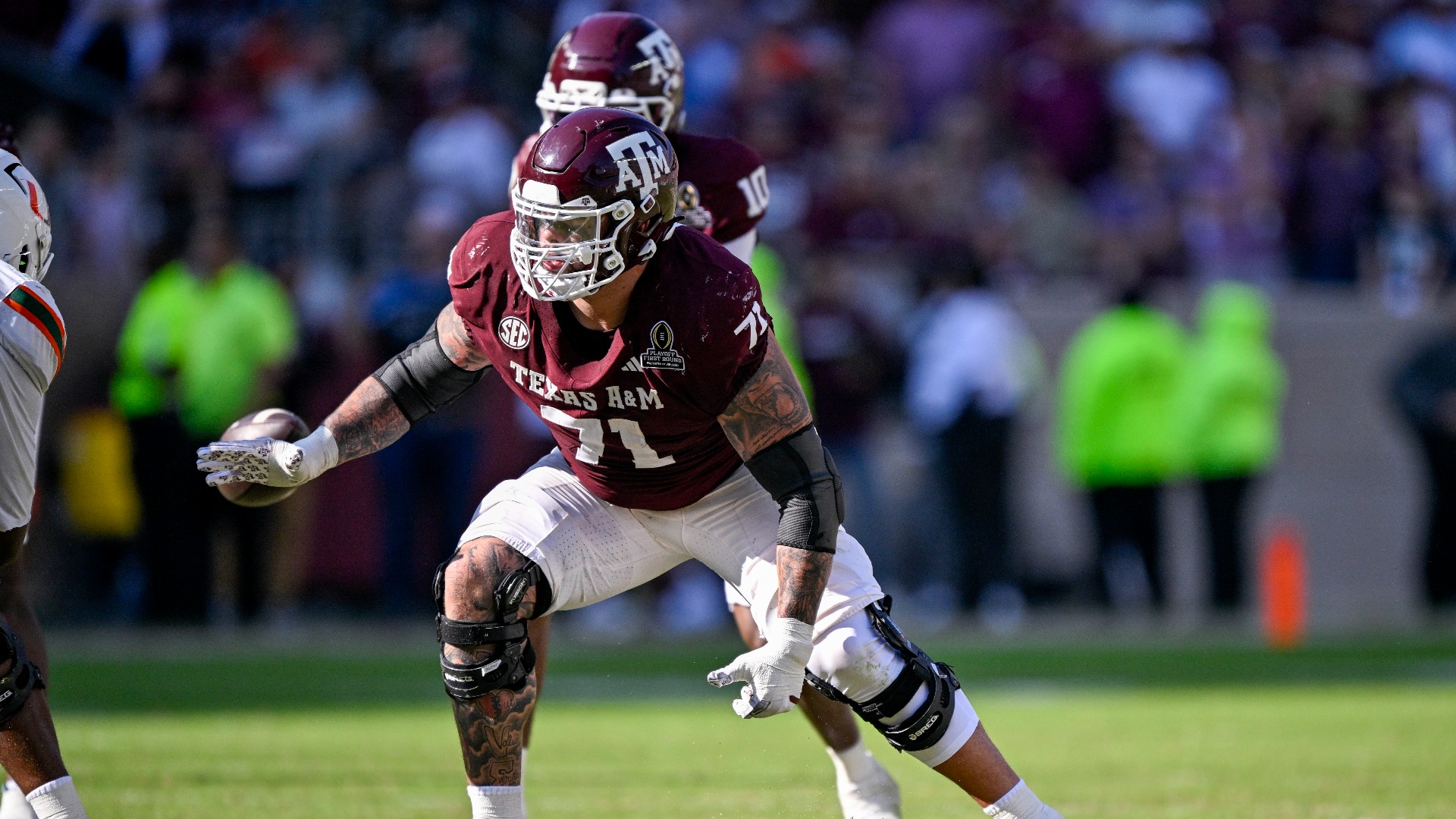 #43 Miami Dolphins: Chase Bisontis, OG, Texas A&M