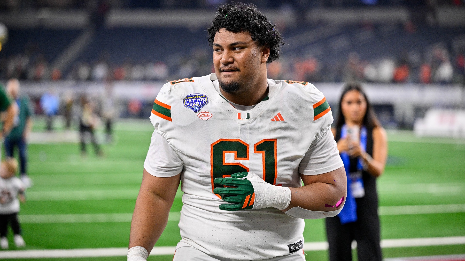 #12 Arizona Cardinals (via DAL): Francis Mauigoa, OT, Miami(FL)