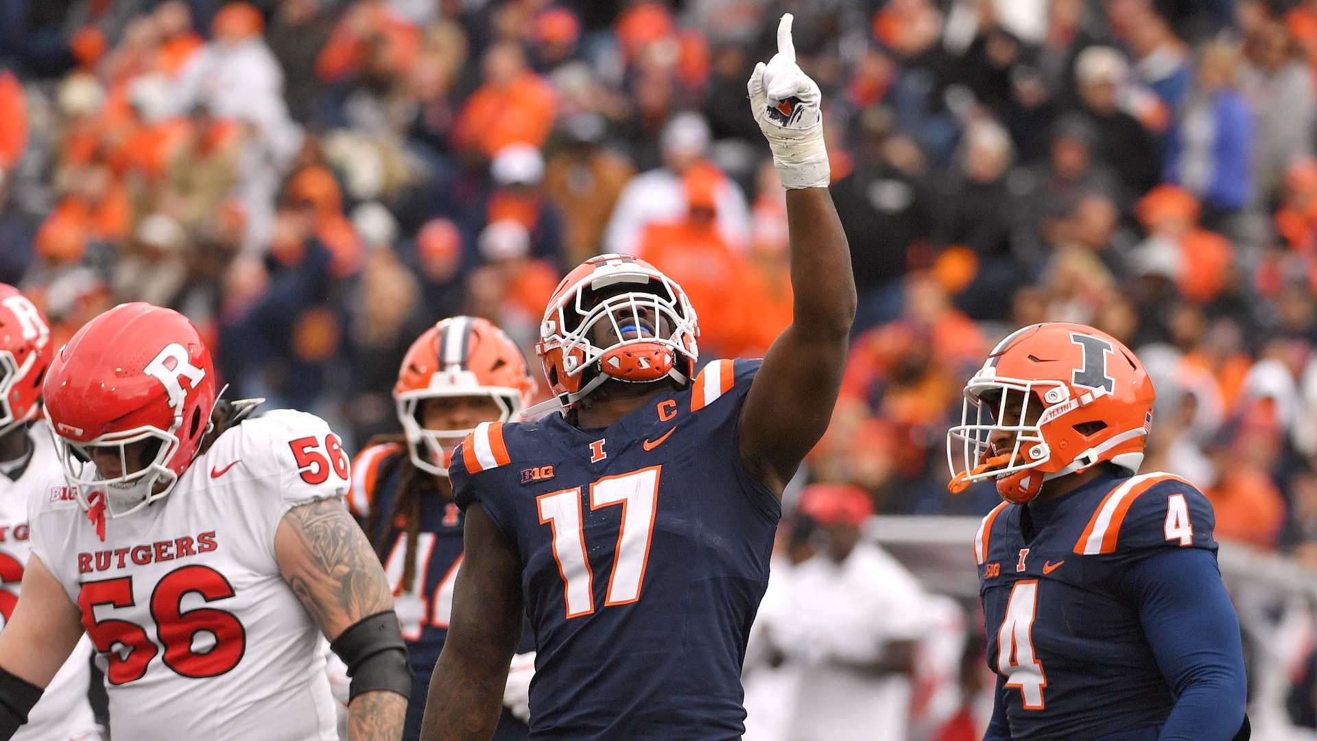 #41 Cincinnati Bengals: Gabe Jacas, EDGE, Illinois