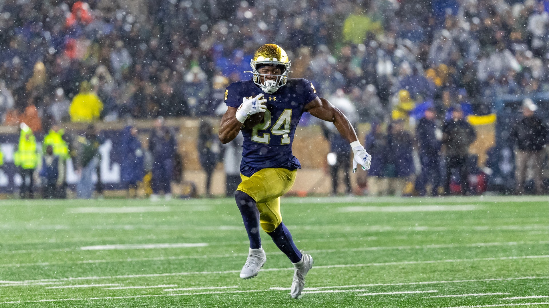 #29 Kansas City Chiefs (via LAR): Jadarian Price, RB Notre Dame